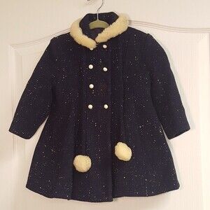 Vintage Yorkster Blue 50's Retro Winter Coat